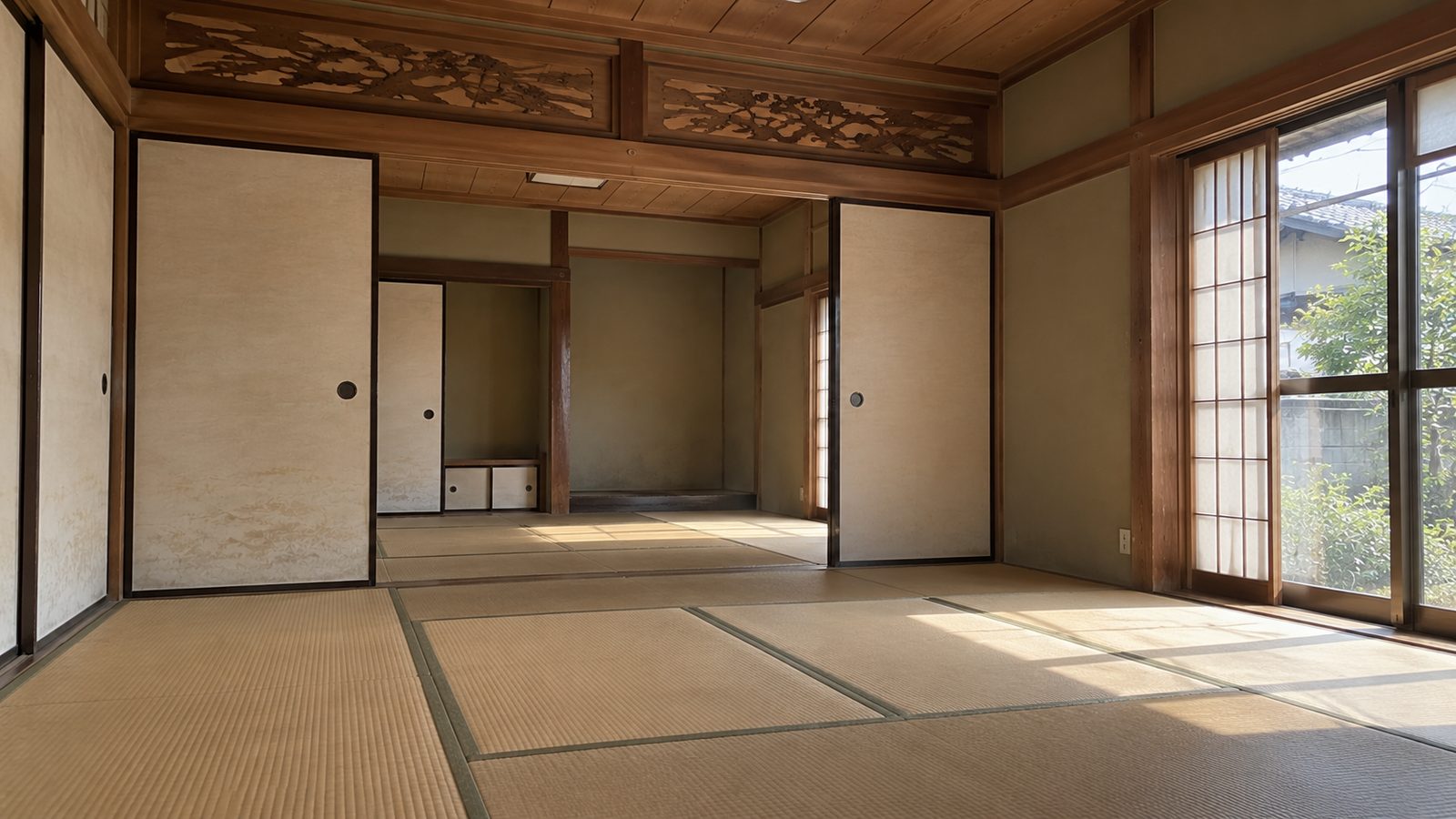 売却前の空になった室内