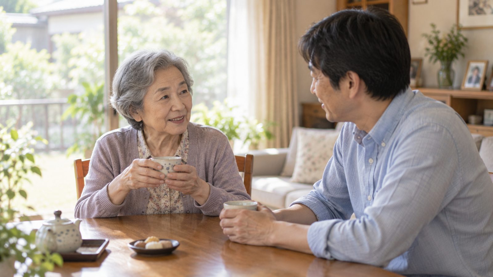親子で今後の話をする