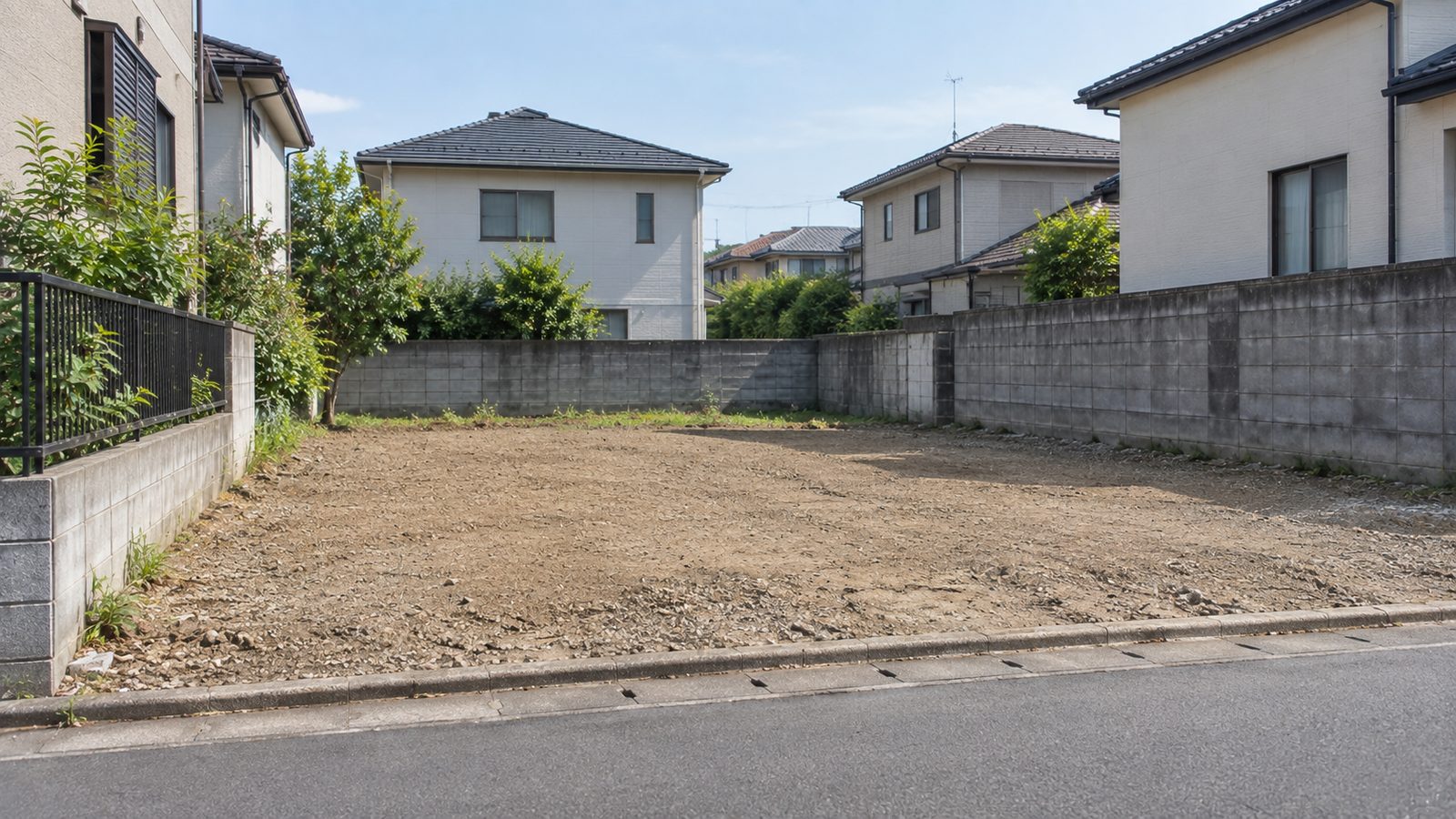 実家跡地の更地