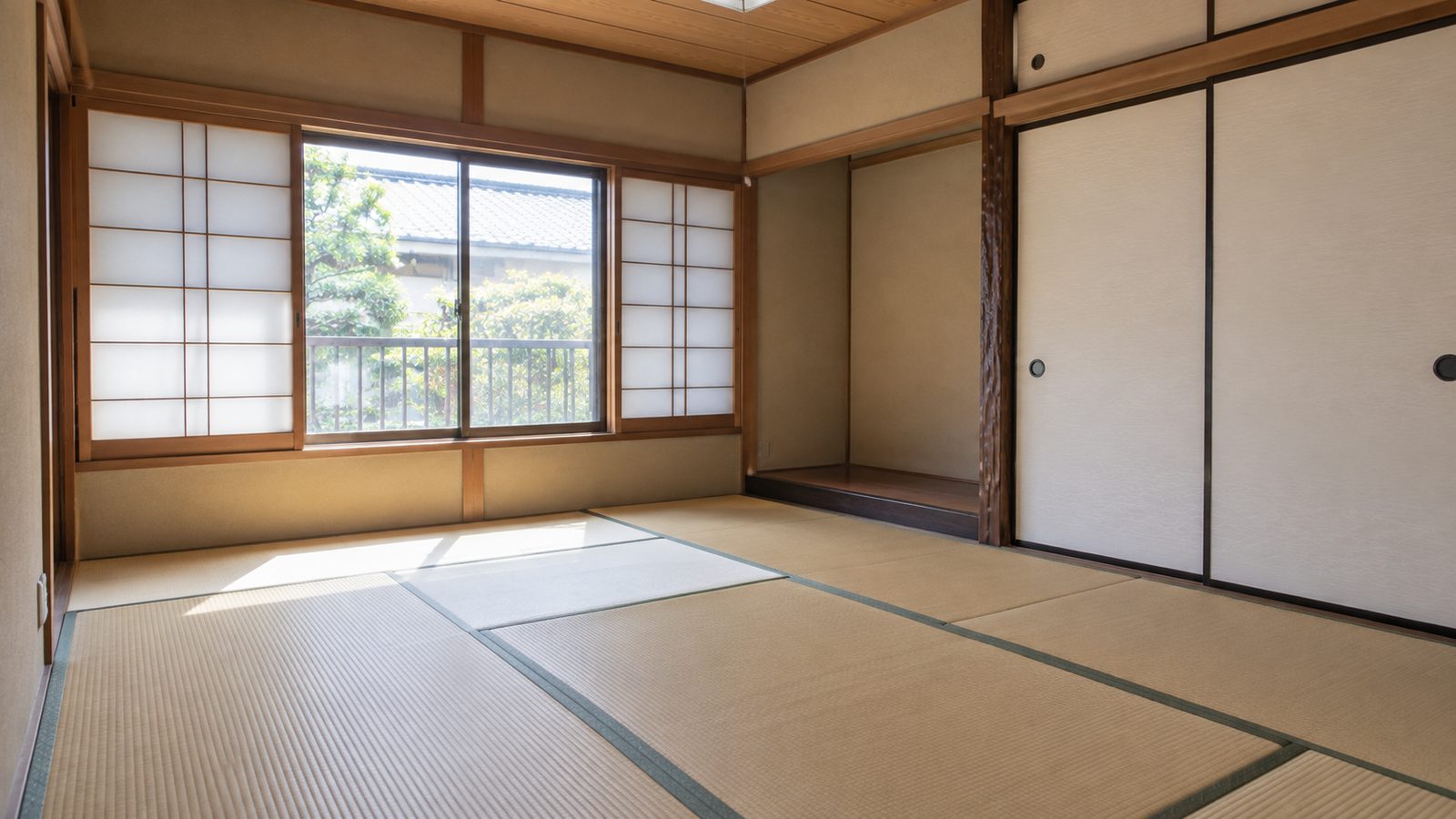 片付けが終わった室内