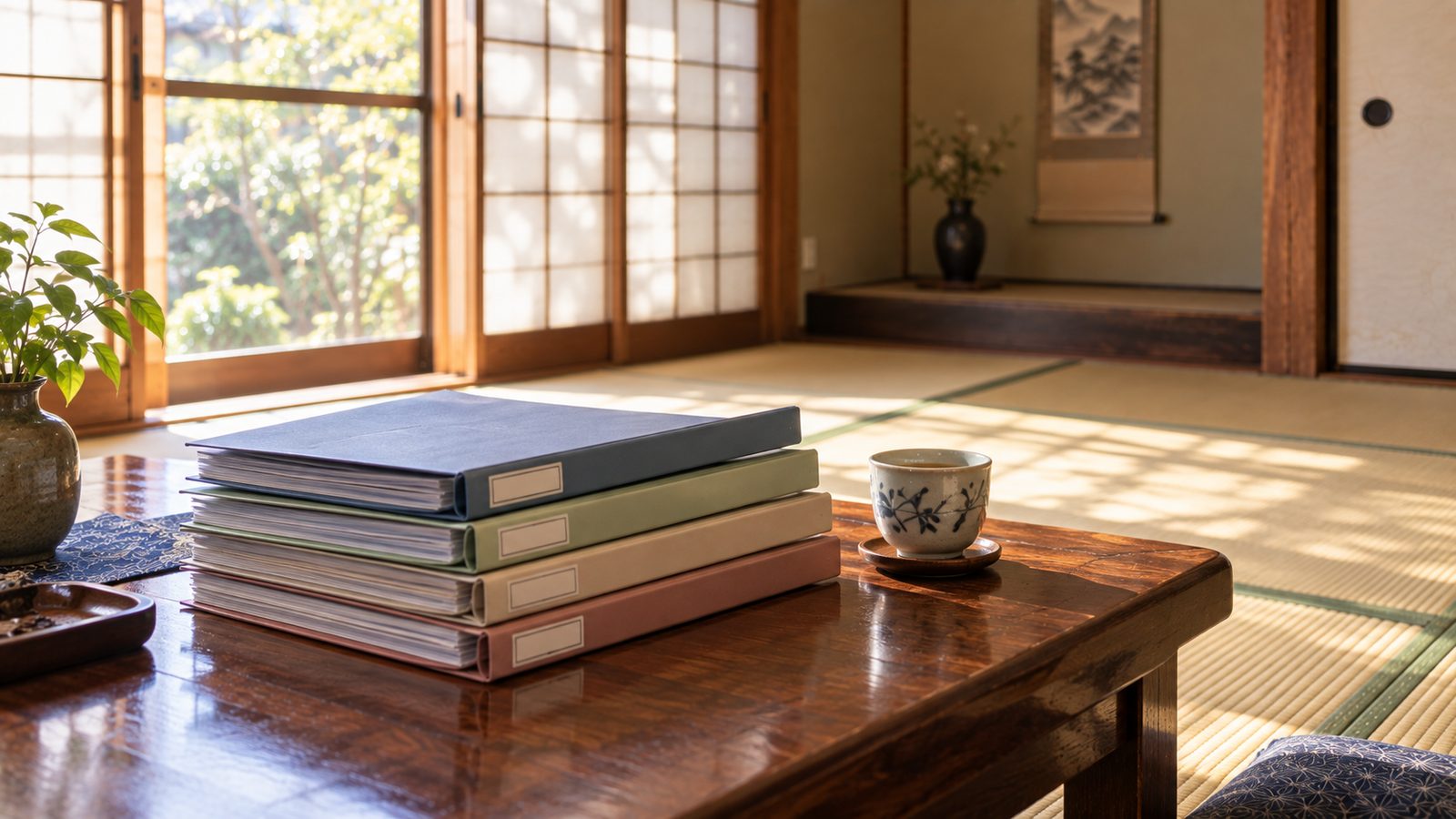 整理された相続の書類ファイル