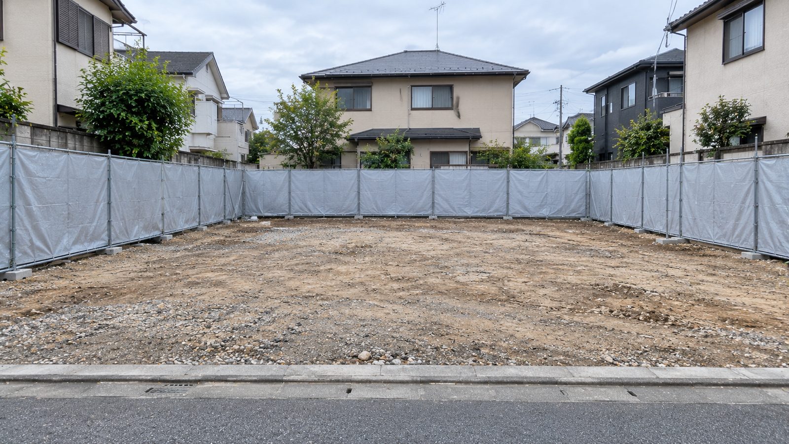 解体後の更地